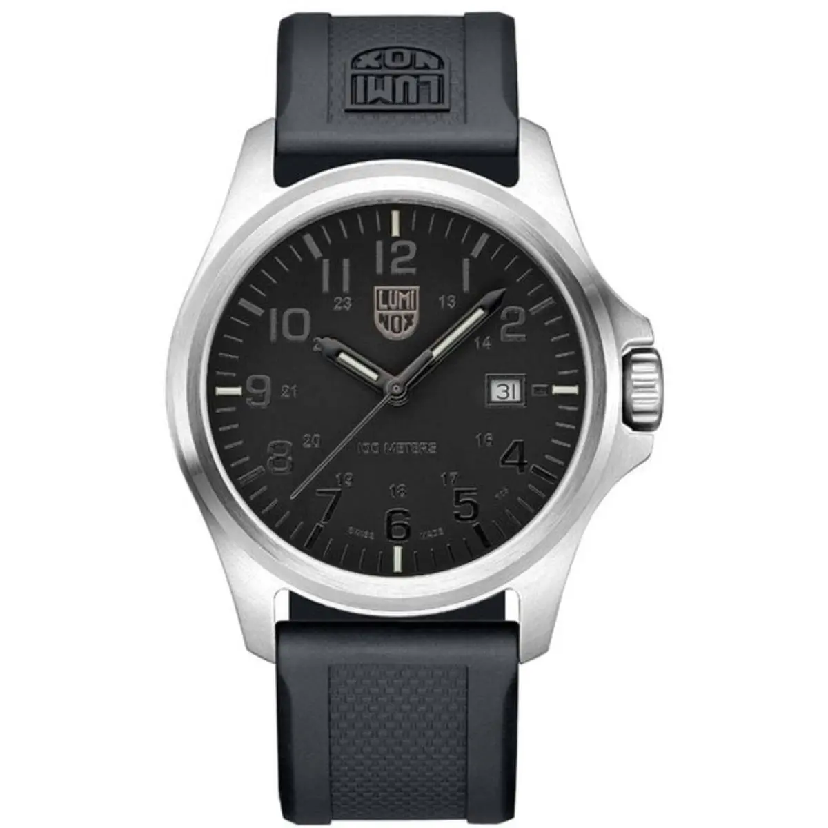 Luminox Men`s Watch G Steel Quartz Black Polyurethane Strap X2.2502