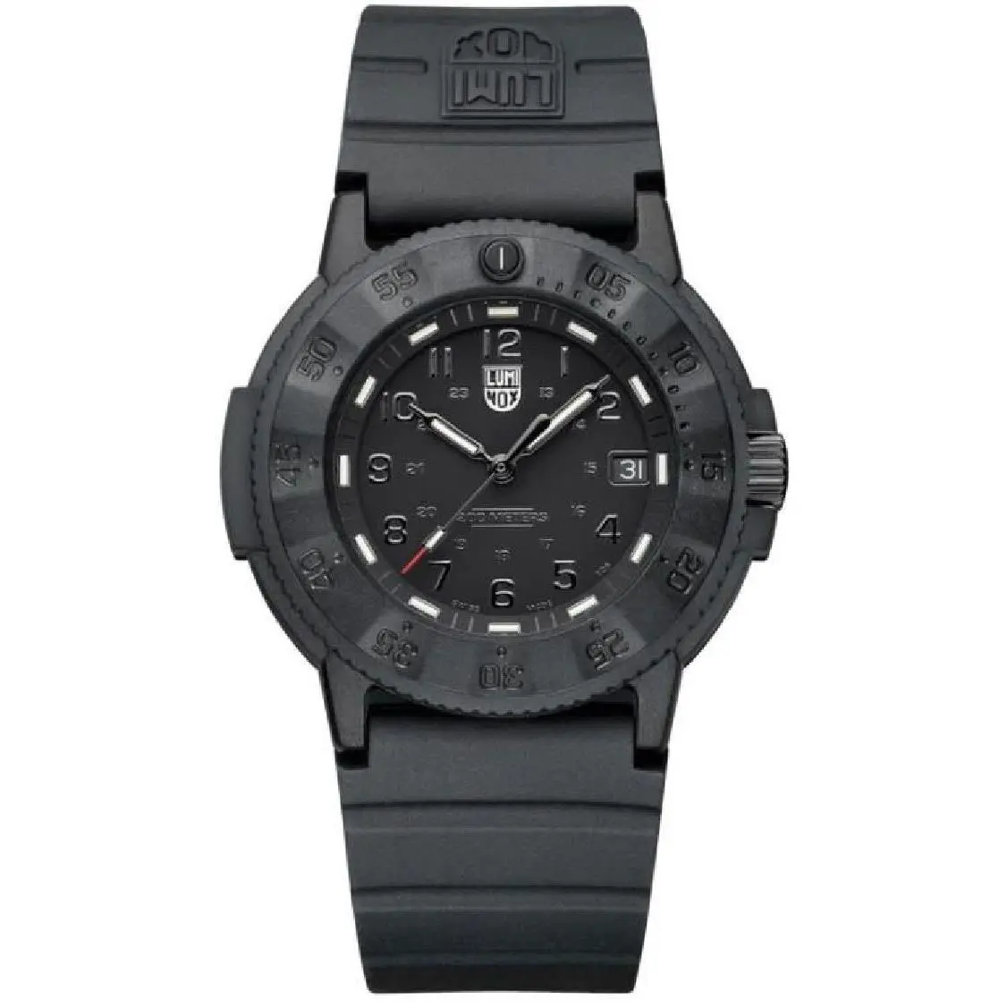XS.3001.BO.F Men`s Navy Seal 3001 Black Out Dial Analog Watch by Luminox