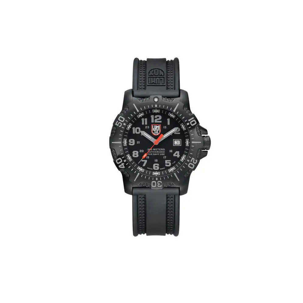 Luminox Navy Seal Steel Black Dial Men`s Quartz Watch XS.4221.NV.F - Dial: Black, Band: Black, Bezel: Black