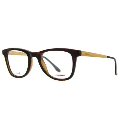 Carrera CA6616 Tortoise Gold 0QO Plastic Eyeglasses Frame 50-23-145 Optyl Square - Gold, Frame: Tortoise, Lens: Clear