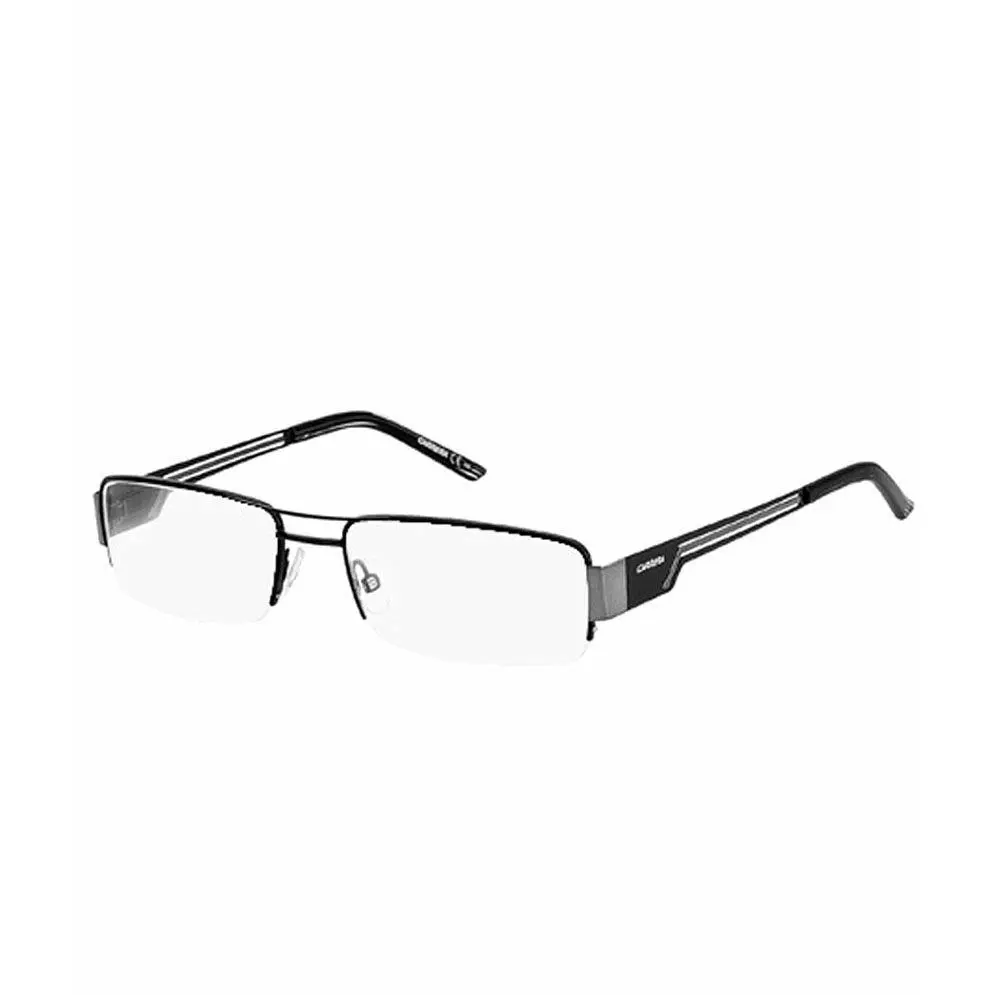 CA 7527 Rzz Black Semi Rimless Metal Eyeglasses Frame 53-18-140 RX by Carrera