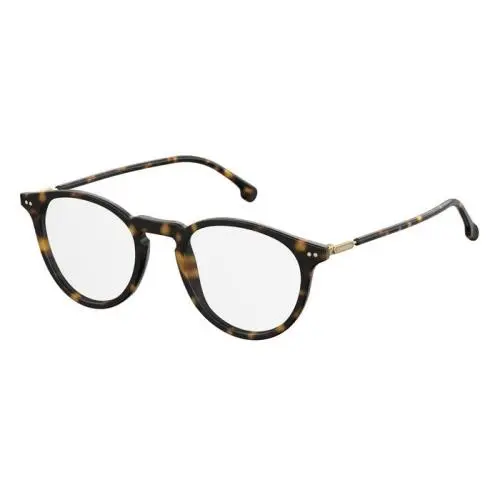 Carrera Round Eyeglasses Frame - 145/V 086 - Havana / Gold 49-21-145