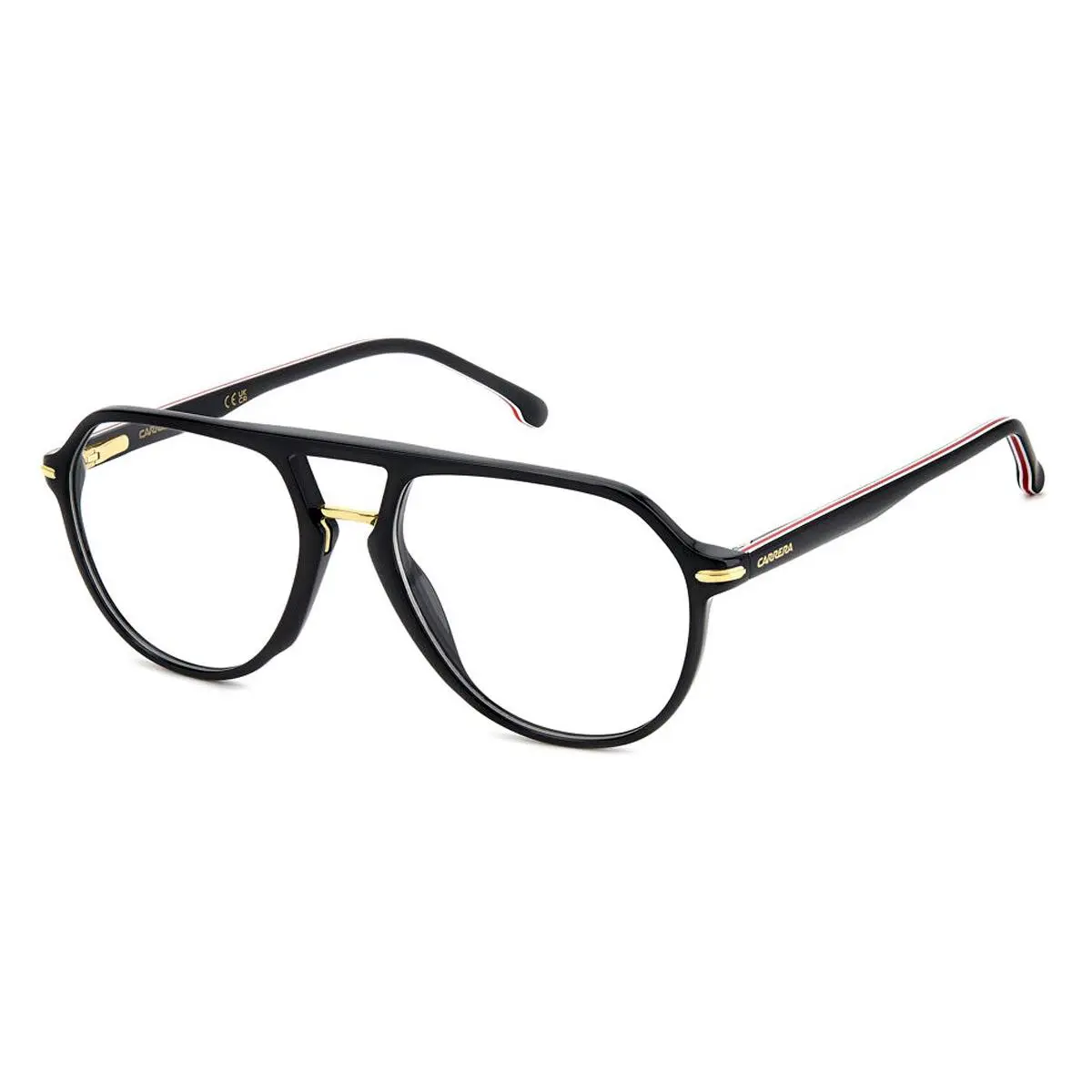 Carrera 345 Eyeglasses Male Black Gold 55mm