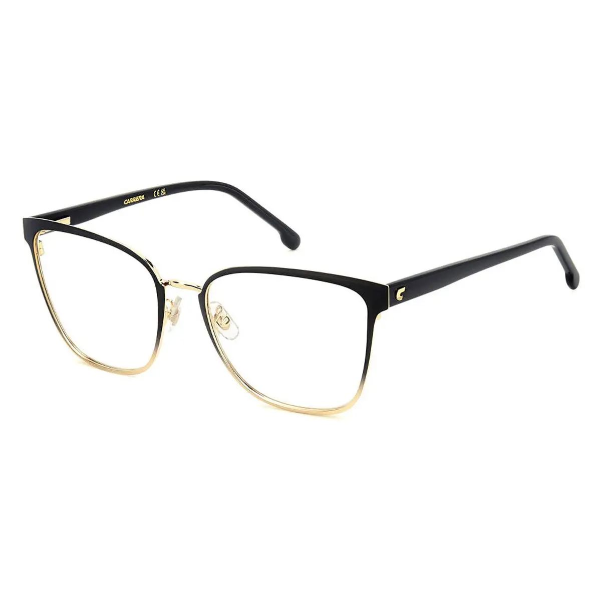 Carrera 3051 Eyeglasses Female Black Gold 56mm