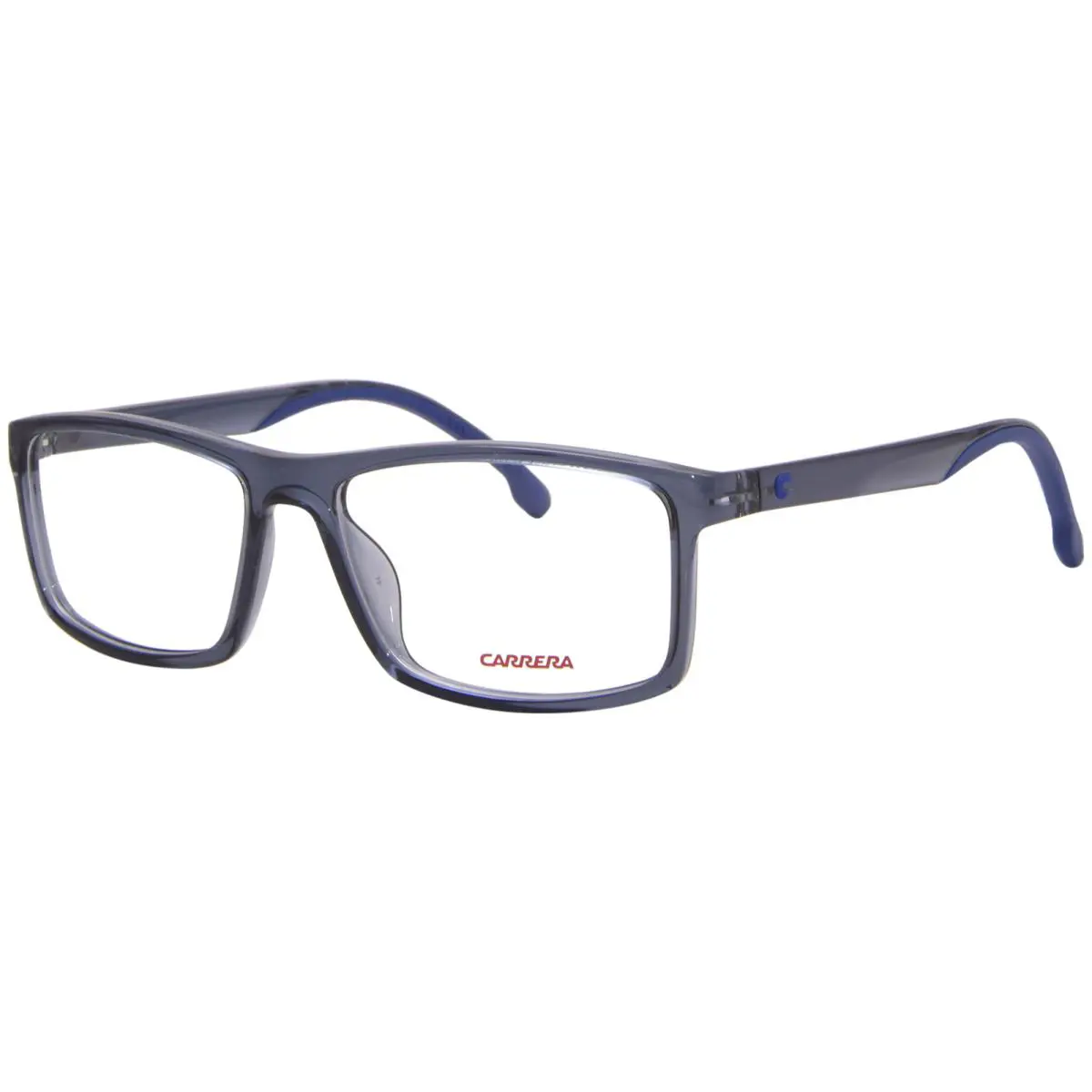Carrera 8872 Pjp Eyeglasses Frame Men`s Blue Full Rim Rectangle Shape 55mm