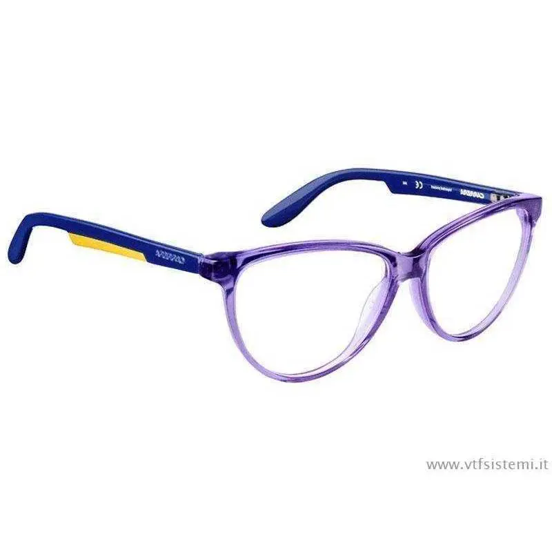 Carrera CA5511 Crystal Purple 0PV Plastic Eyeglasses Frame 55-15-140 Aviator