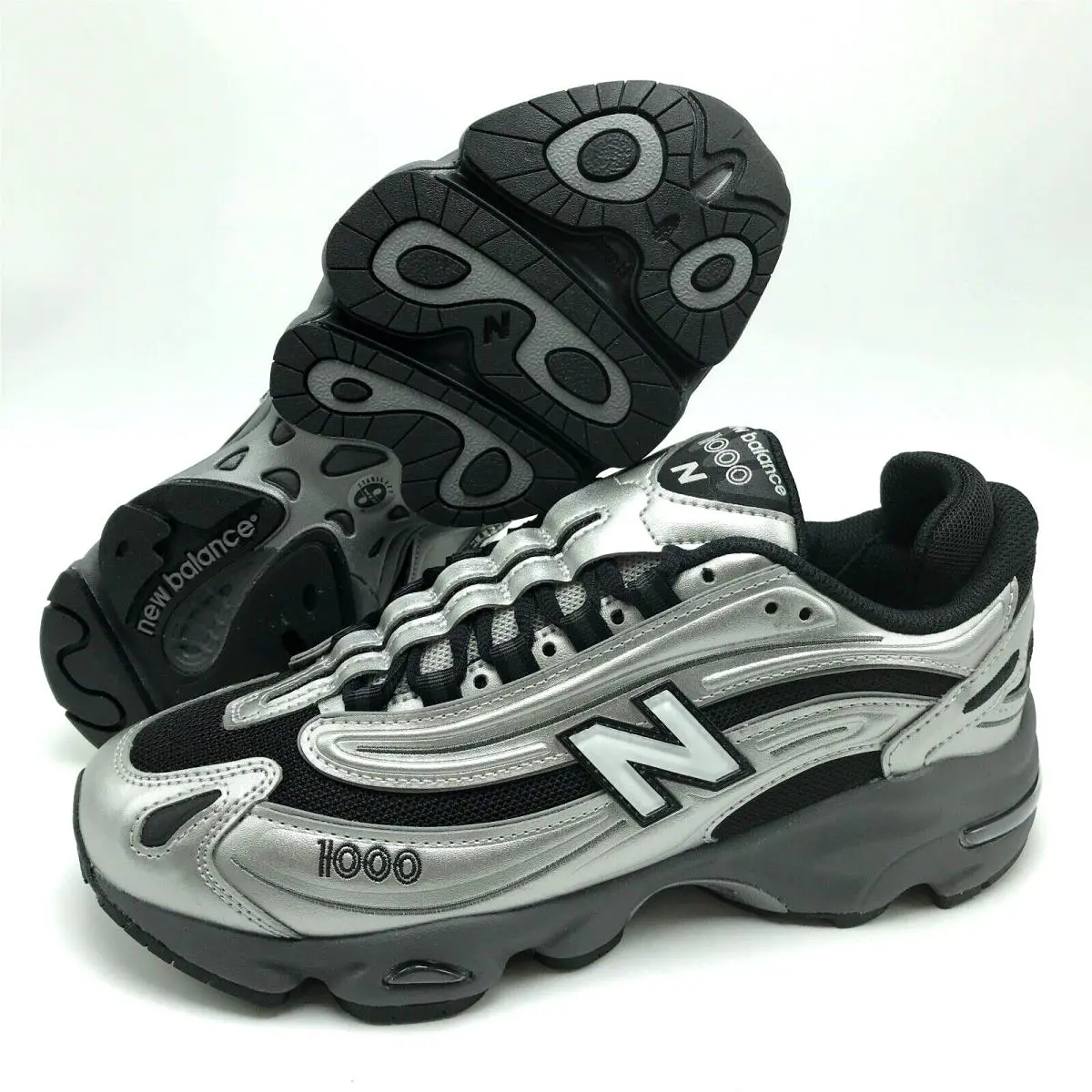 New Balance shoes - New Balance 1000 - M1000EGR - Black/Silver Metallic 5