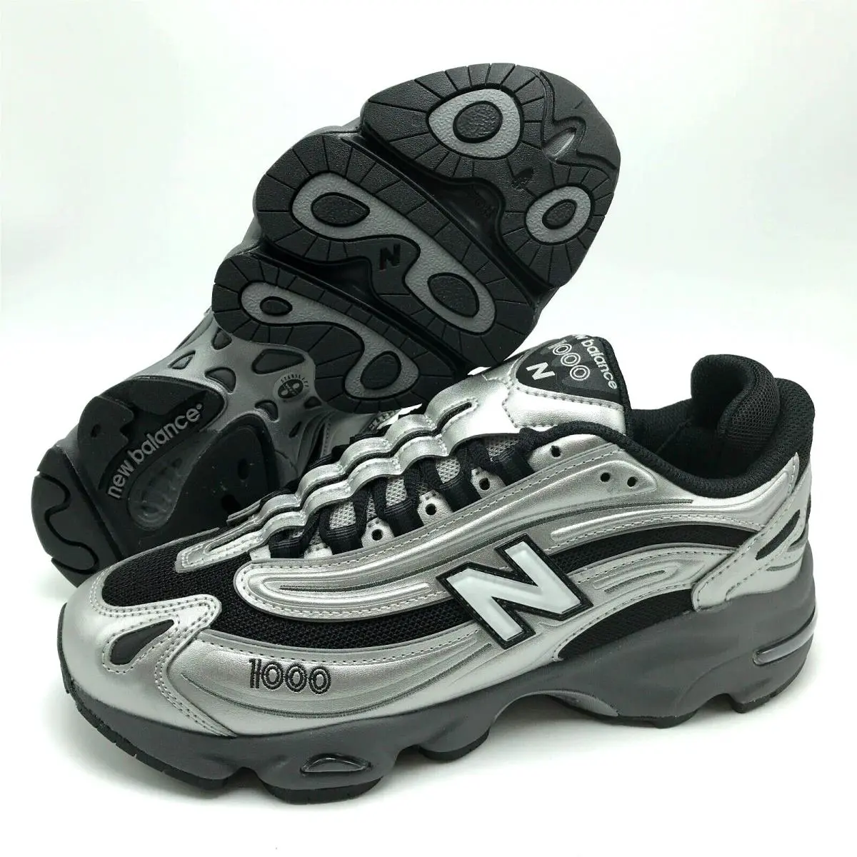 New Balance shoes - New Balance 1000 - M1000EGR - Black/Silver Metallic 12