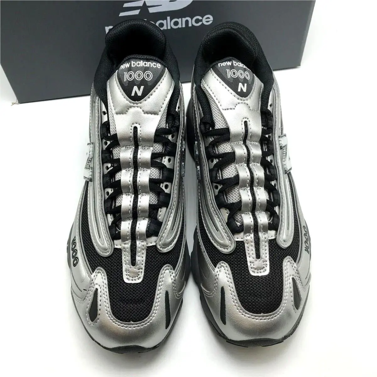 New Balance shoes - New Balance 1000 - M1000EGR - Black/Silver Metallic 1