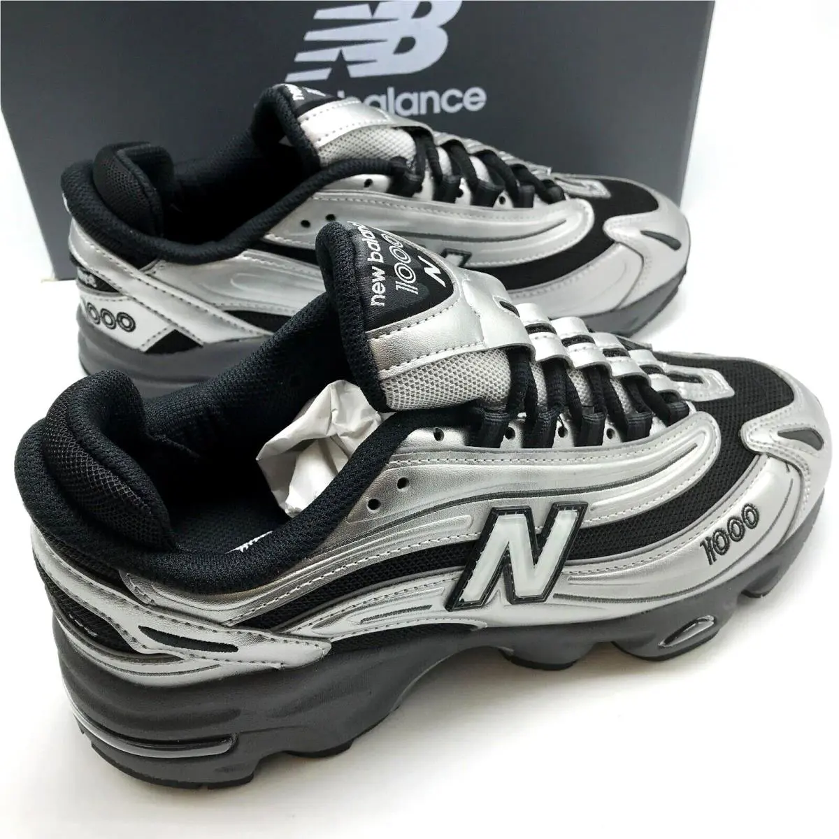 New Balance shoes - New Balance 1000 - M1000EGR - Black/Silver Metallic 2