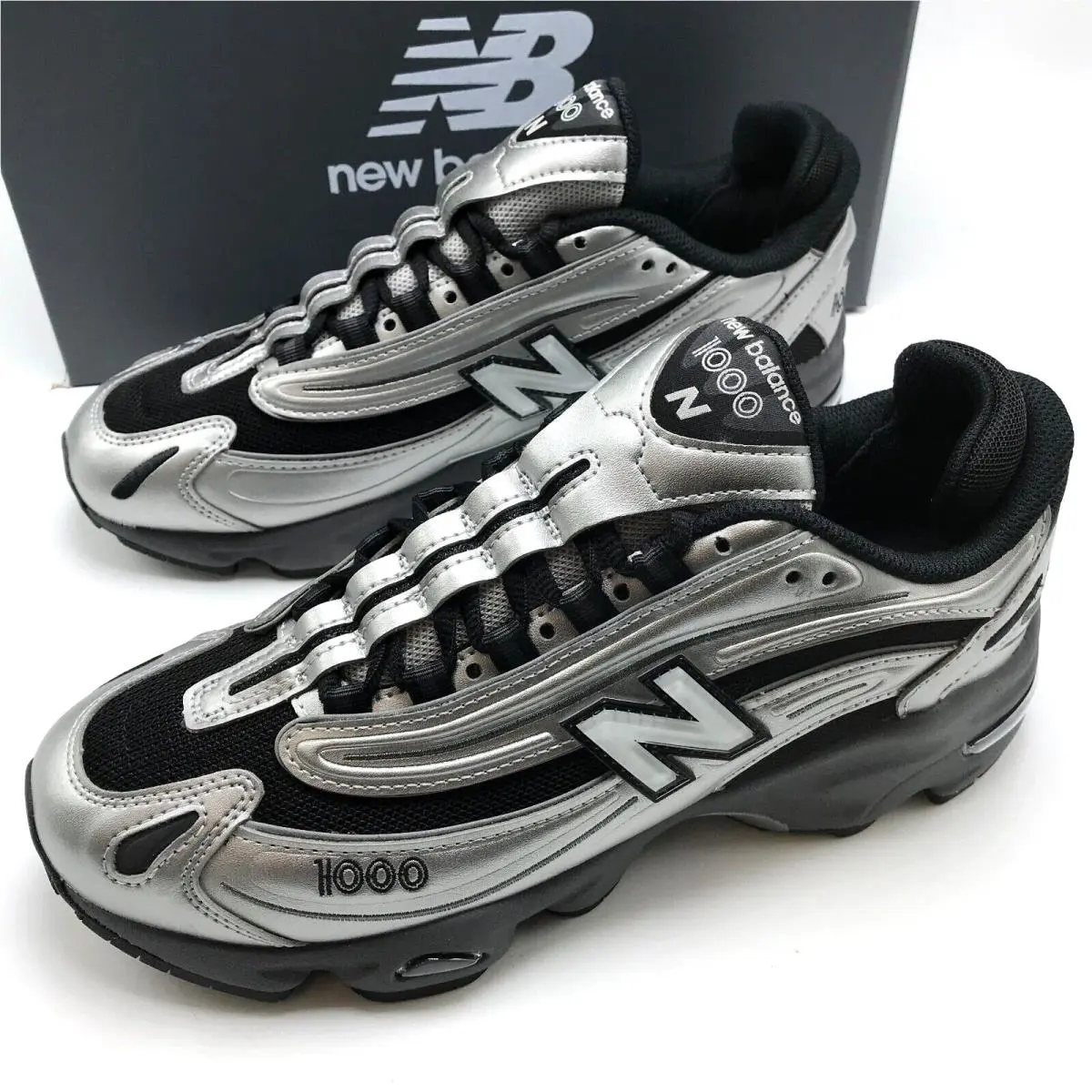 New Balance shoes - New Balance 1000 - M1000EGR - Black/Silver Metallic 6