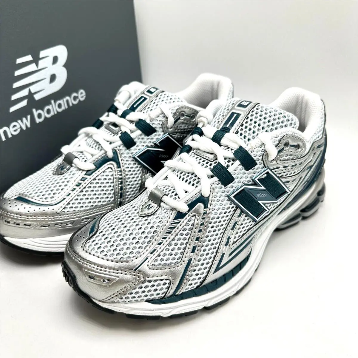 New Balance shoes - New Balance 1906R - U1906RCE - Silver Metallic/Deep Ocean/White 6