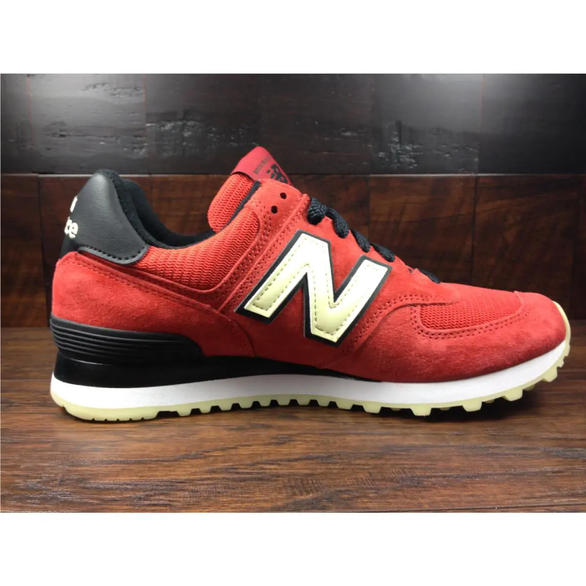 New Balance shoes - New Balance 574 - US574SL - Red / Black, Main: Red / Black 1