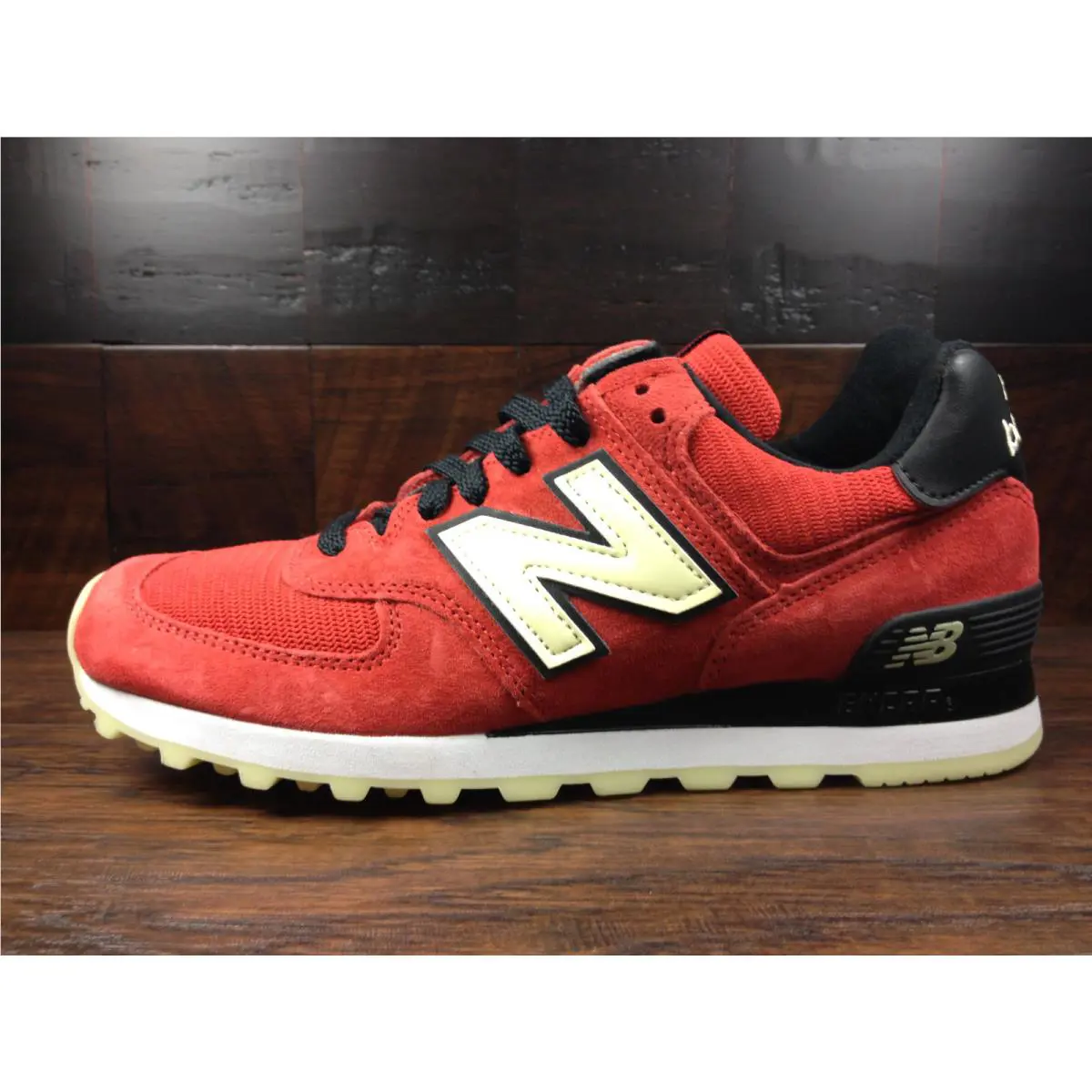 New Balance shoes - New Balance 574 - US574SL - Red / Black, Main: Red / Black 4