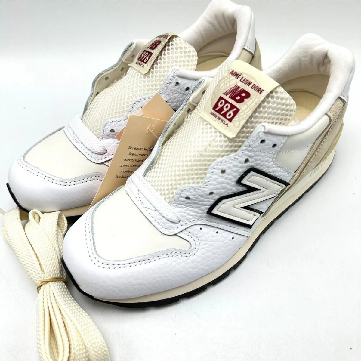 New Balance shoes - New Balance 996 - U996WG - White/Sandstone 5