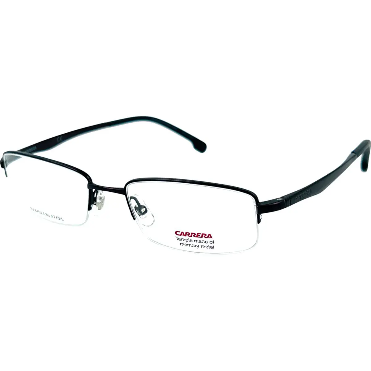 Carrera CA8860 Mens Metal Eyeglass Frame 009Q Brown 52-18 Stainless Steel