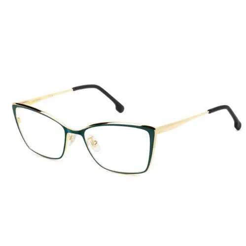 Carrera 3047 1ED Green/gold Rectangular Women`s Eyeglasses