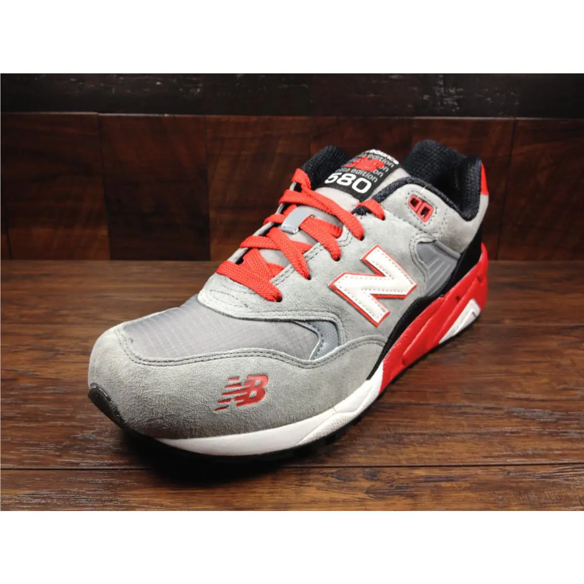 New Balance shoes - New Balance 580 - MRT580SR - Grey / Red / Black 0