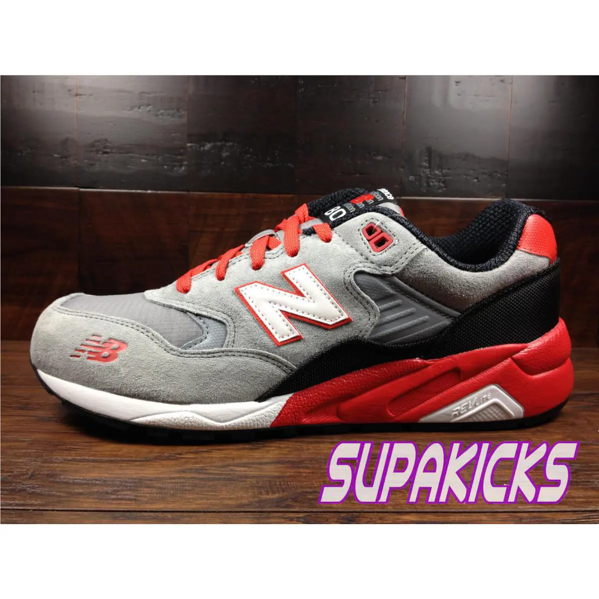 New Balance shoes - New Balance 580 - MRT580SR - Grey / Red / Black 5