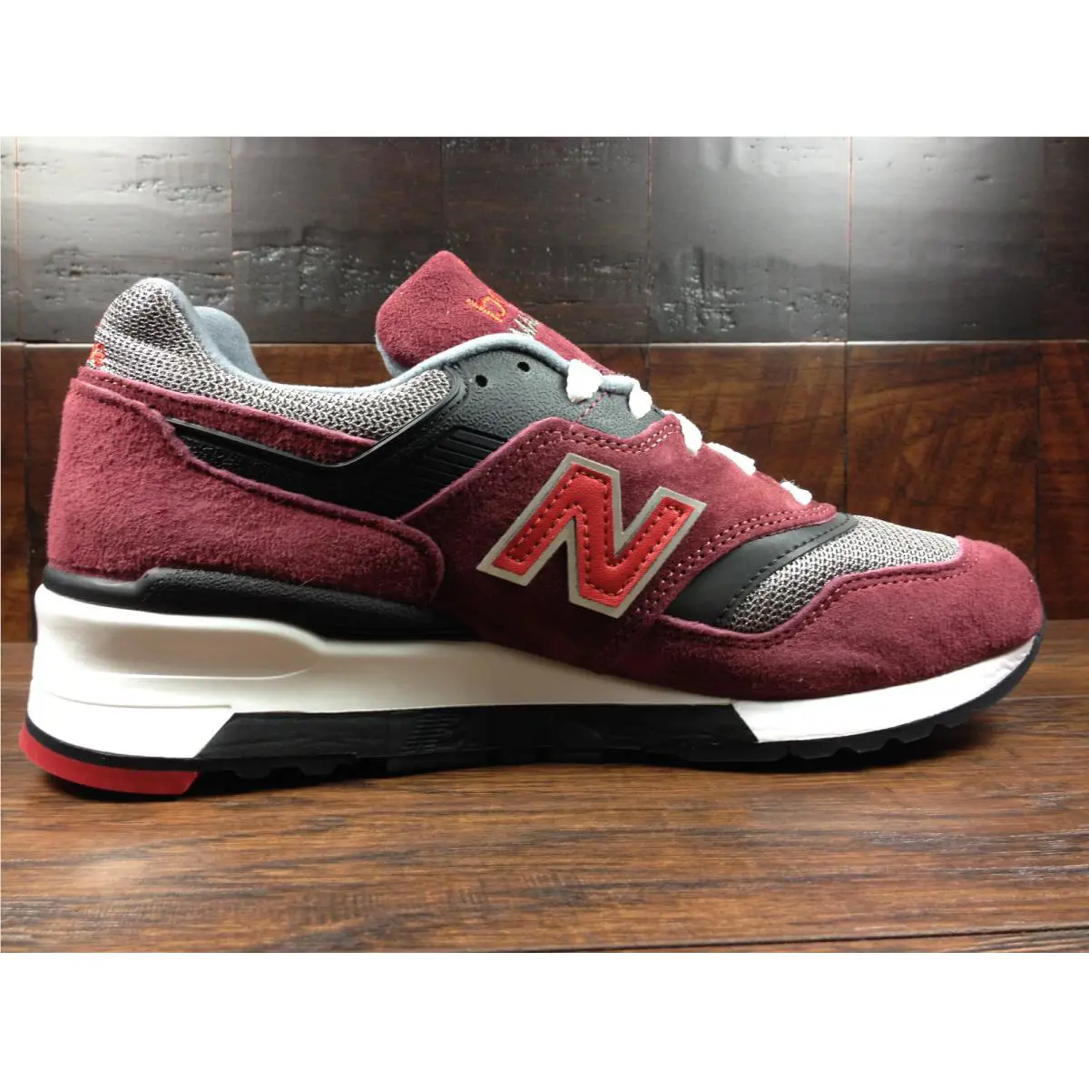 New Balance shoes - New Balance 997 - M997CRG - Burgundy / Grey / Black, Main: Burgundy / Grey / Black 6