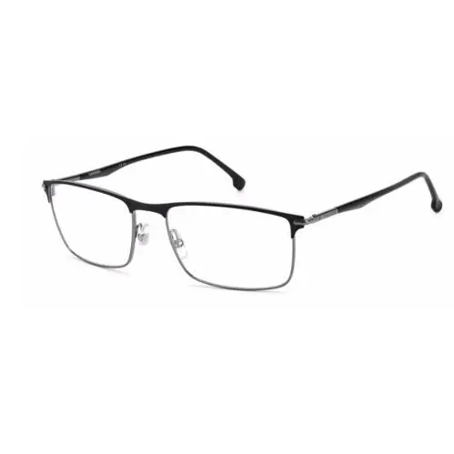 Carrera 288 0003 Matte Black/ruthenium Rectangle Men`s Eyeglasses
