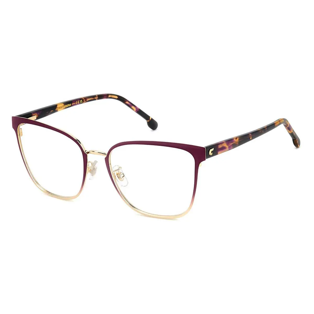 Carrera 3051 Eyeglasses Female Violet Gold 56mm - Frame: Violet Gold, Lens: Demo