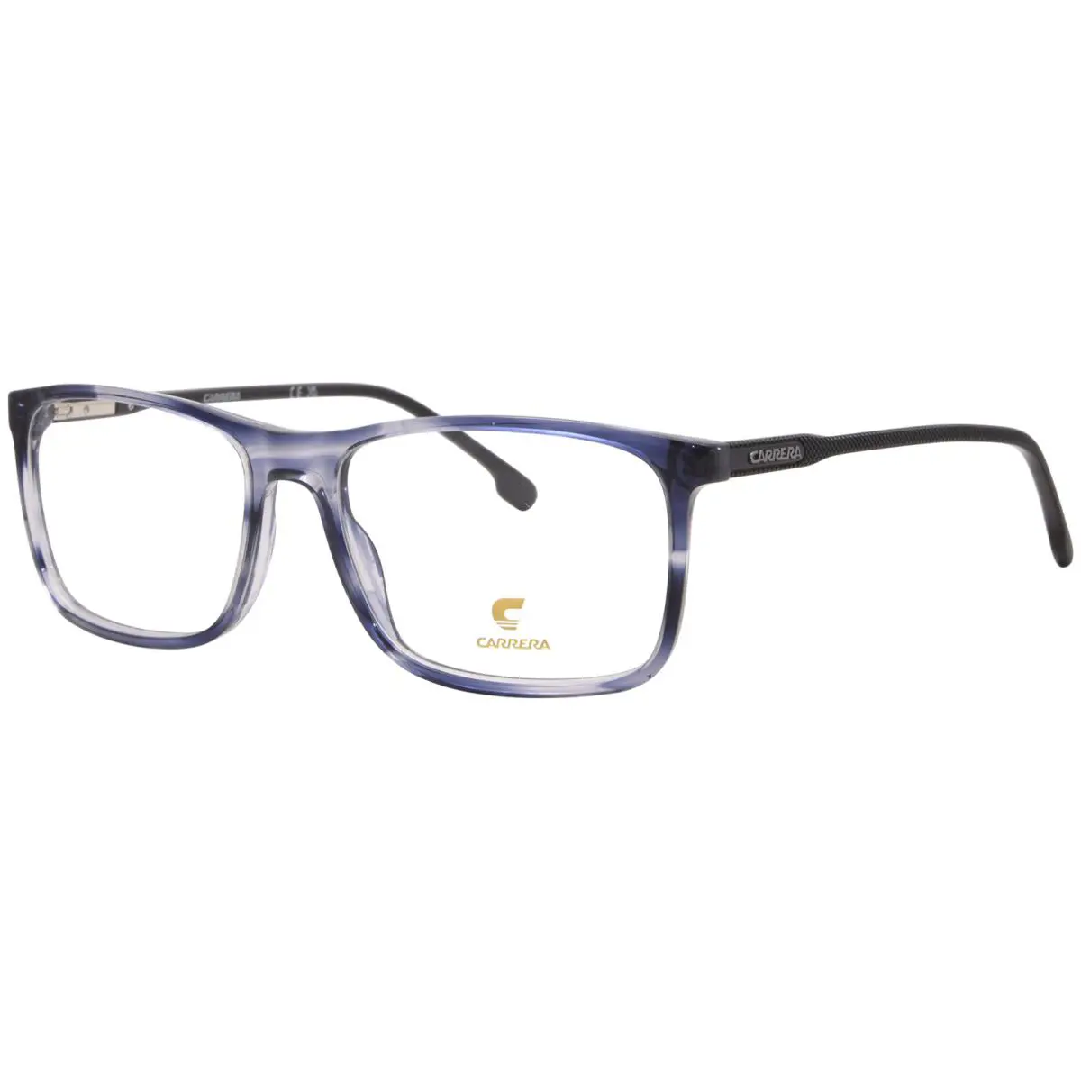 Carrera 225 807 Eyeglasses Frame Men`s Black Full Rim Rectangle Shape 56mm
