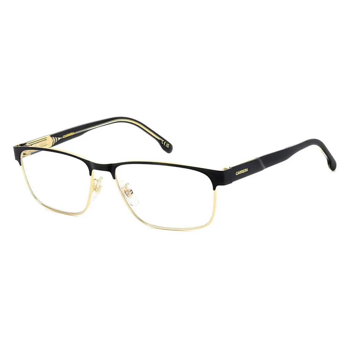 Carrera C Flex 06/G Eyeglasses Male Matte Black Gold 57mm - Frame: Matte Black Gold, Lens: Demo