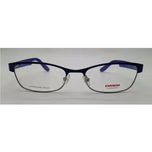 Carrera CA 5509 Blue/silver Dco Metal Eyeglasses Frame 53-17-140 Rx