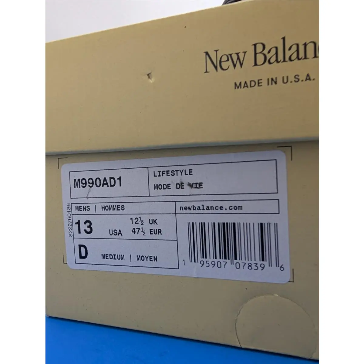New Balance shoes - M990AD1 - M990AD1 - Multicolor 12