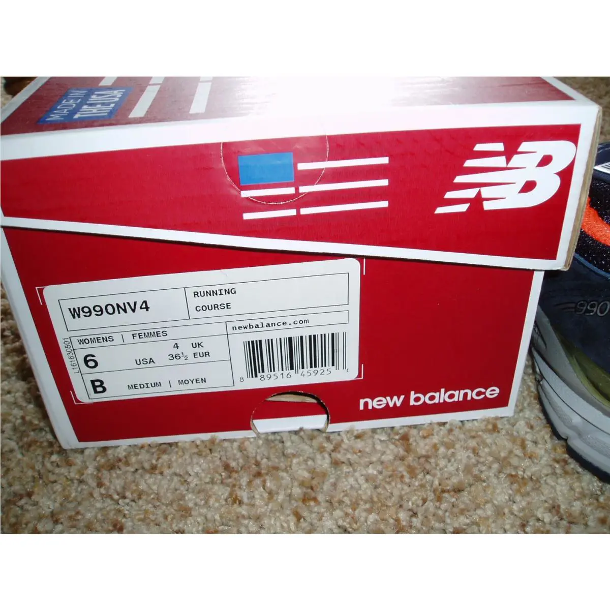 New Balance shoes - W990NV4 - W990NV4 - Dark Blue 8