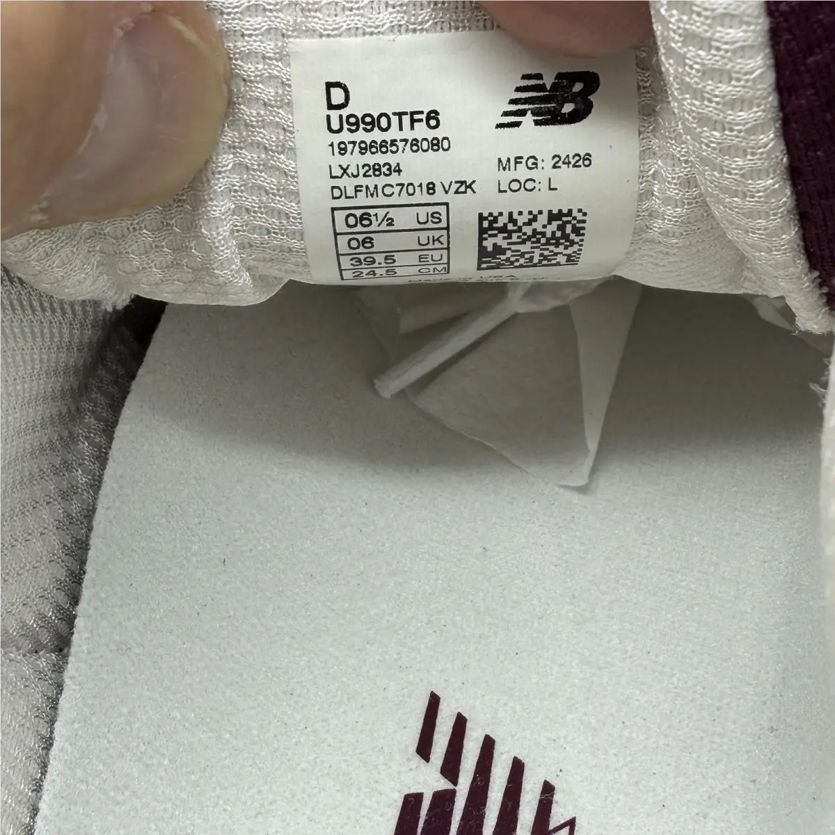 New Balance shoes - New Balance 990 v6 - U990TF6 - Multicolor (UPC: 0197967777042) 11