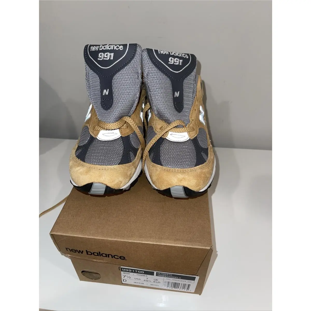 New Balance shoes - New Balance 991 - M991GL - Tobacco ,Gray 0