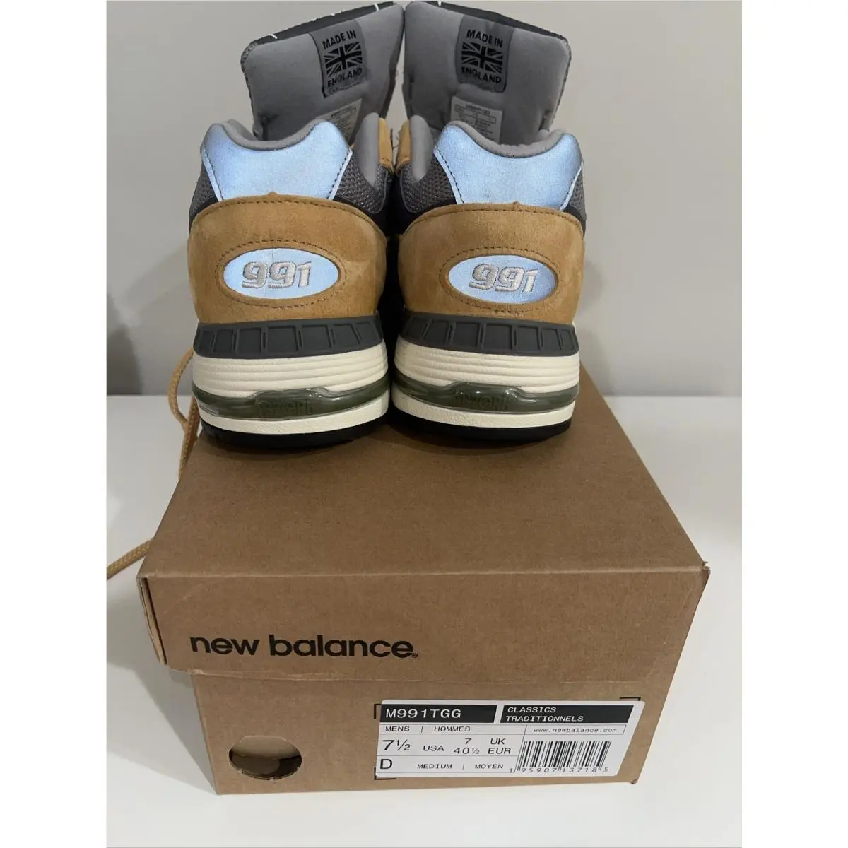 New Balance shoes - New Balance 991 - M991GL - Tobacco ,Gray 2