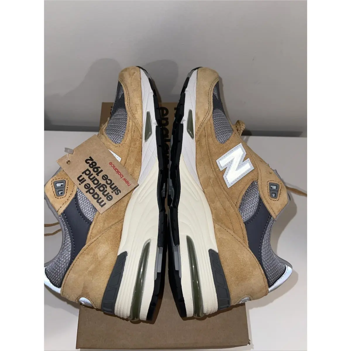 New Balance shoes - New Balance 991 - M991GL - Tobacco ,Gray 7