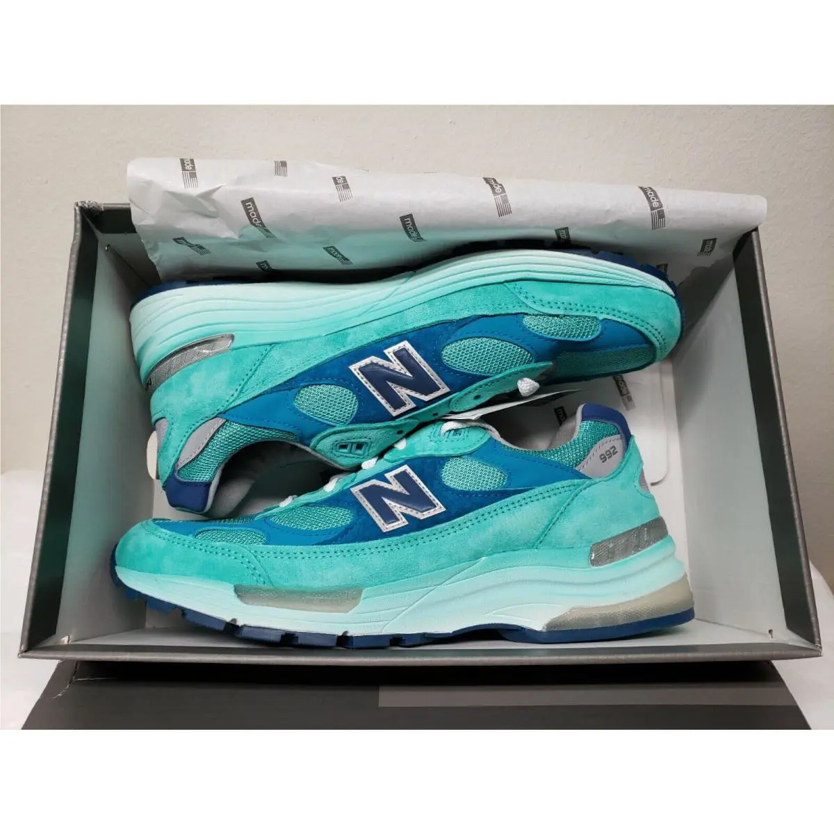 New Balance shoes - New Balance 992 - M992TB - Turquoise 1