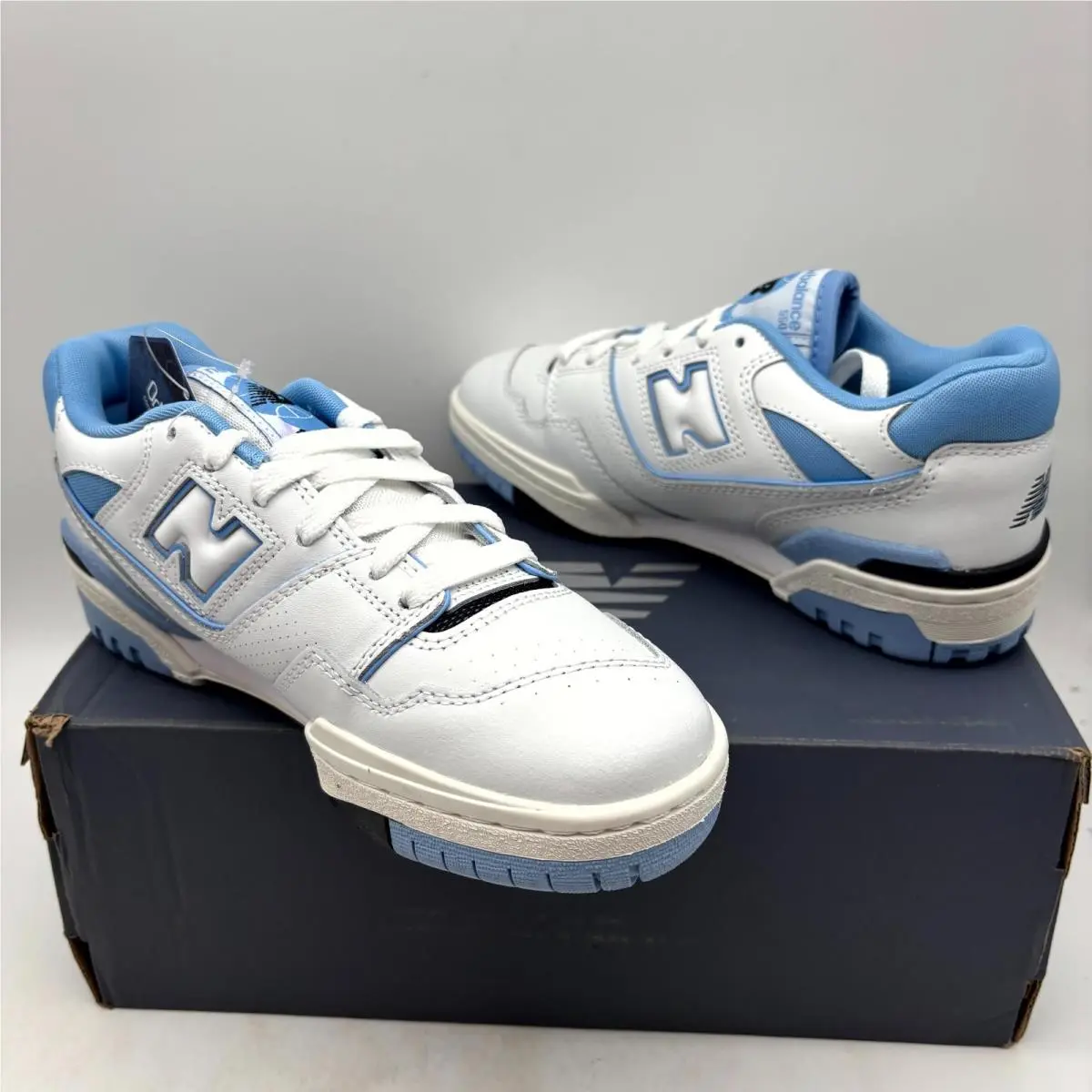 New Balance shoes - New Balance 550 BB550HL1 - BB550HL1 - White Team Carolina Blue (UPC: 6931823744175) 5