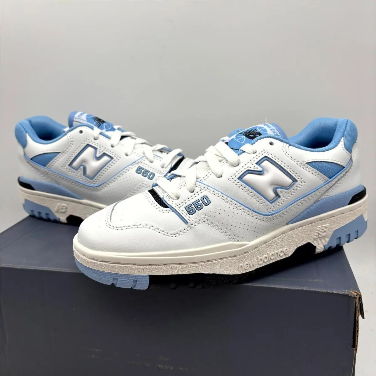 New Balance shoes - New Balance 550 BB550HL1 - BB550HL1 - White Team Carolina Blue (UPC: 6931823744175) 4
