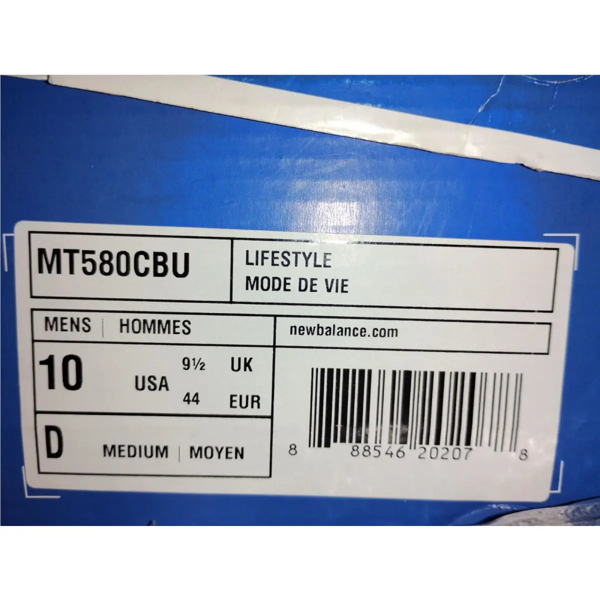 New Balance shoes - New Balance 580 - MT580CBU - Blue 8
