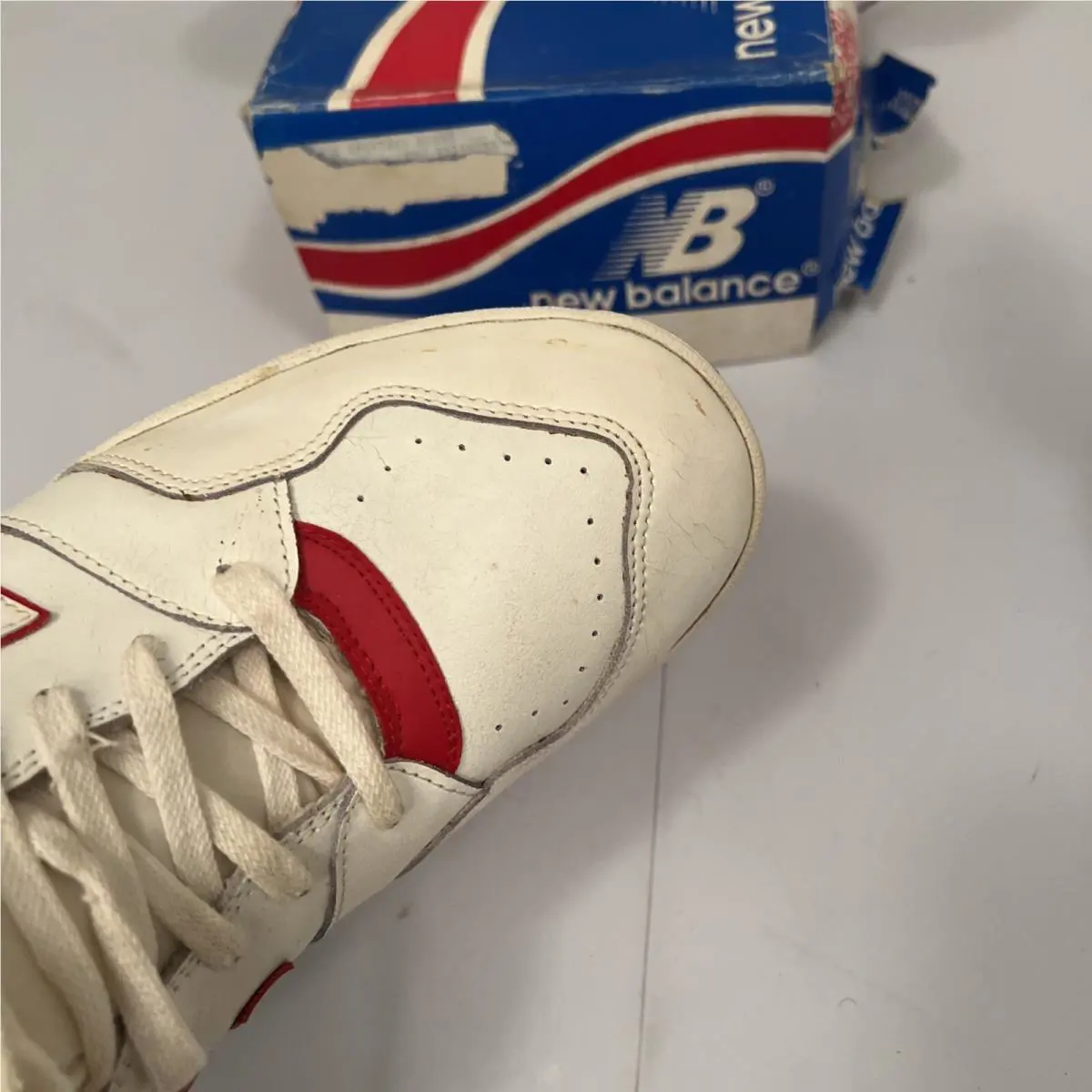 New Balance shoes - P790 - RETRO VTG BASKETBALL SHOES - WHITE, YELLOW AND PURPLE 12