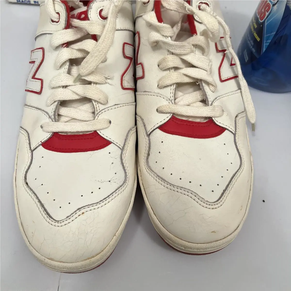New Balance shoes - P790 - RETRO VTG BASKETBALL SHOES - WHITE, YELLOW AND PURPLE 13