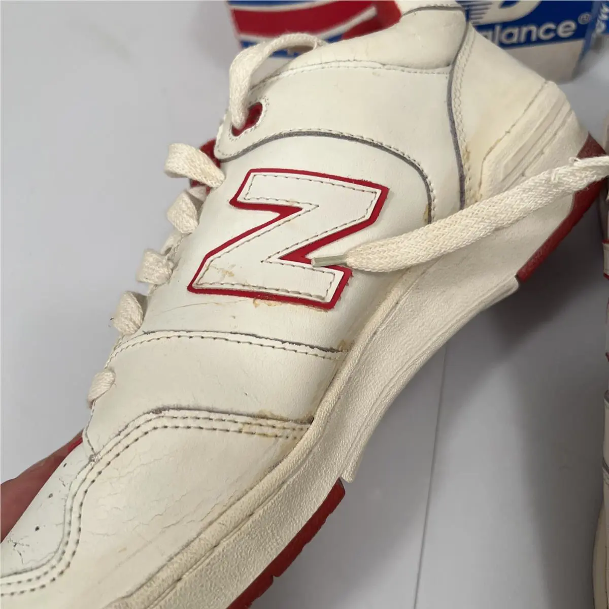 New Balance shoes - P790 - RETRO VTG BASKETBALL SHOES - WHITE, YELLOW AND PURPLE 14
