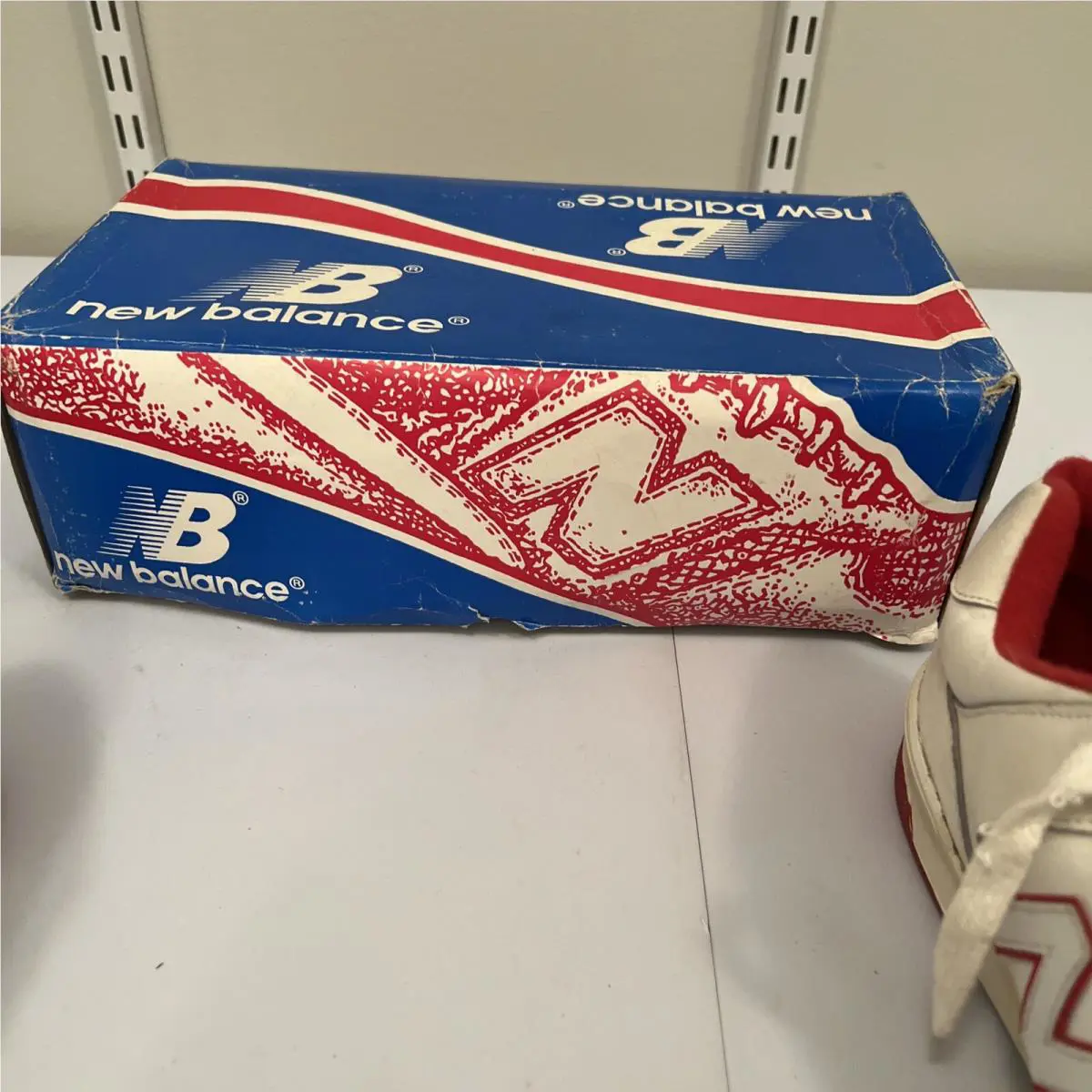 New Balance shoes - P790 - RETRO VTG BASKETBALL SHOES - WHITE, YELLOW AND PURPLE 17