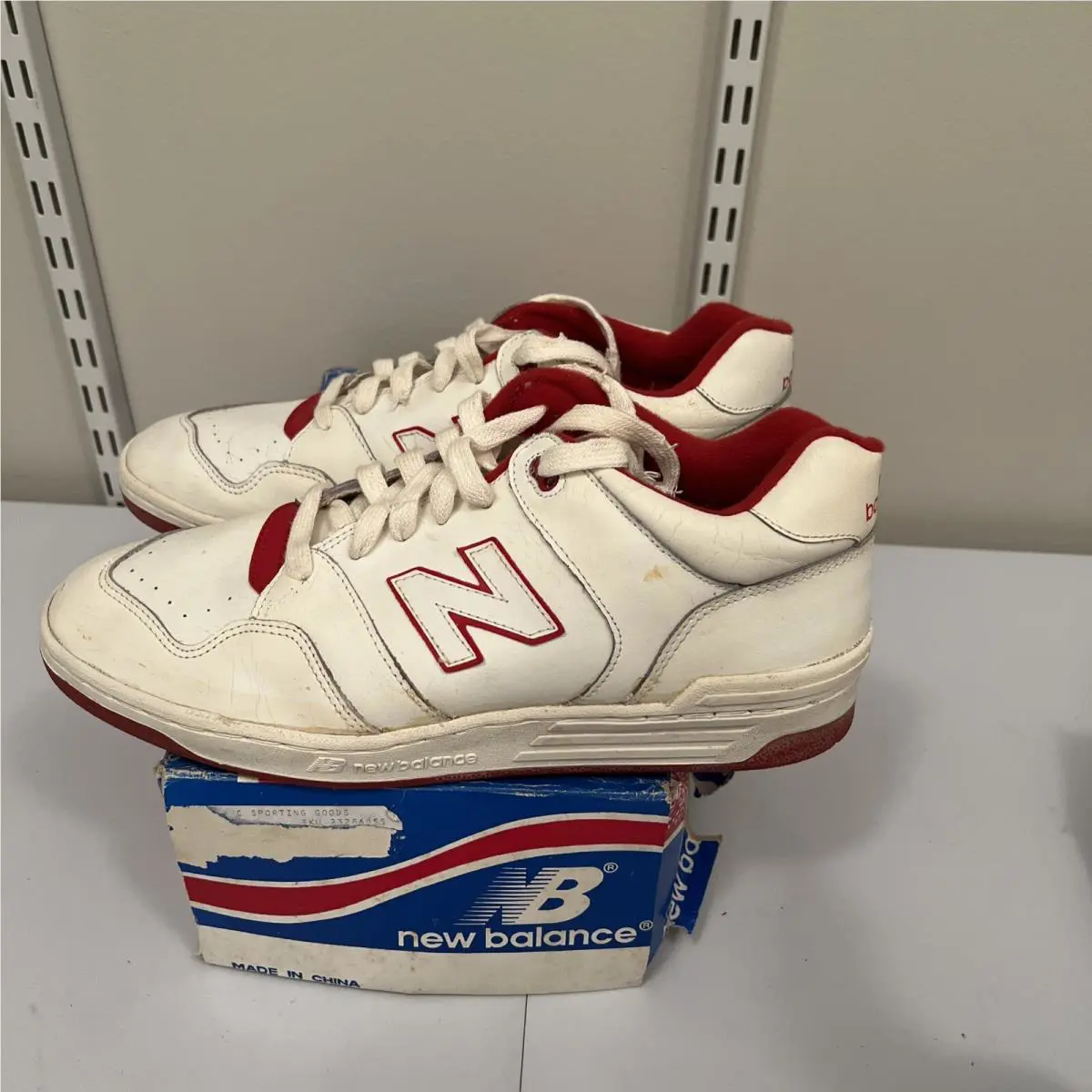New Balance shoes - P790 - RETRO VTG BASKETBALL SHOES - WHITE, YELLOW AND PURPLE 0