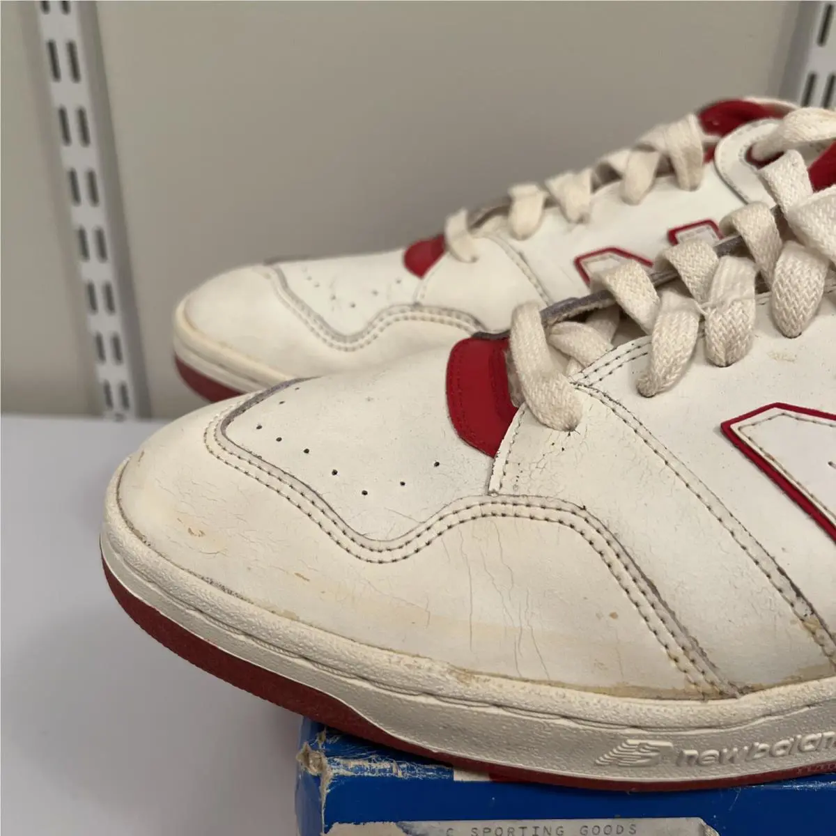 New Balance shoes - P790 - RETRO VTG BASKETBALL SHOES - WHITE, YELLOW AND PURPLE 2