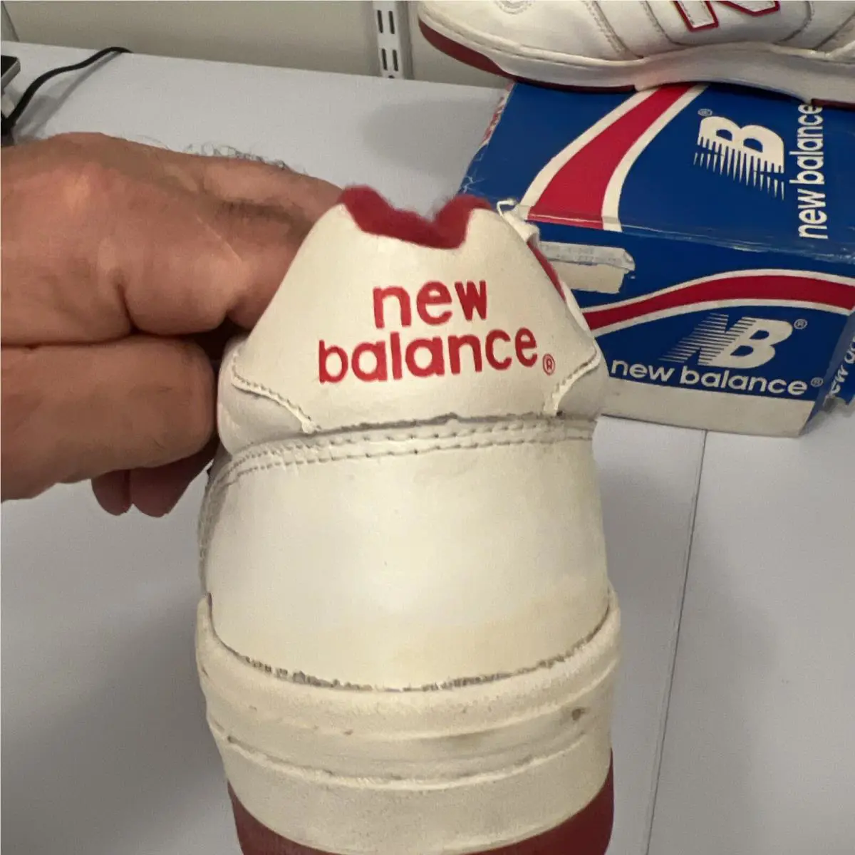 New Balance shoes - P790 - RETRO VTG BASKETBALL SHOES - WHITE, YELLOW AND PURPLE 3