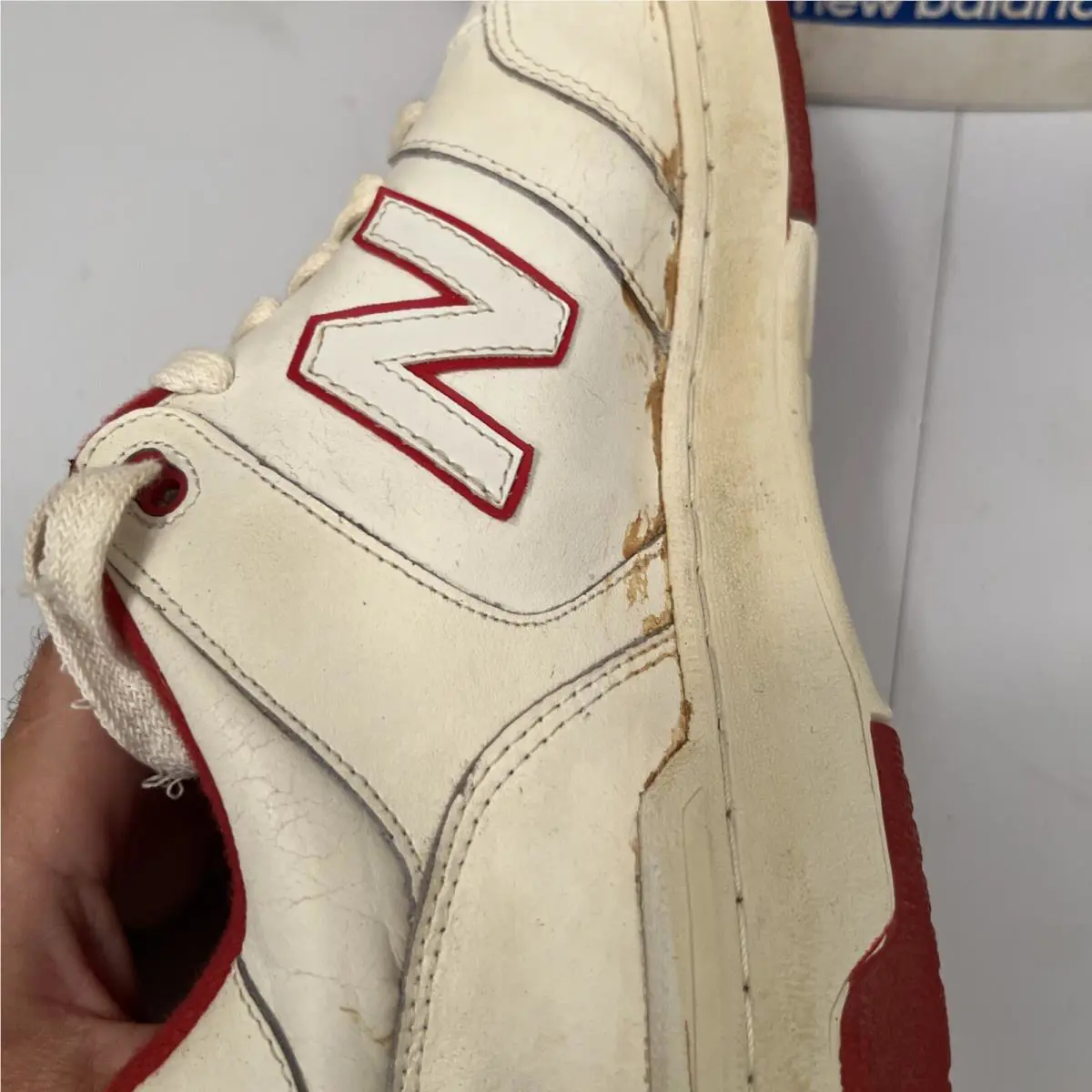 New Balance shoes - P790 - RETRO VTG BASKETBALL SHOES - WHITE, YELLOW AND PURPLE 4