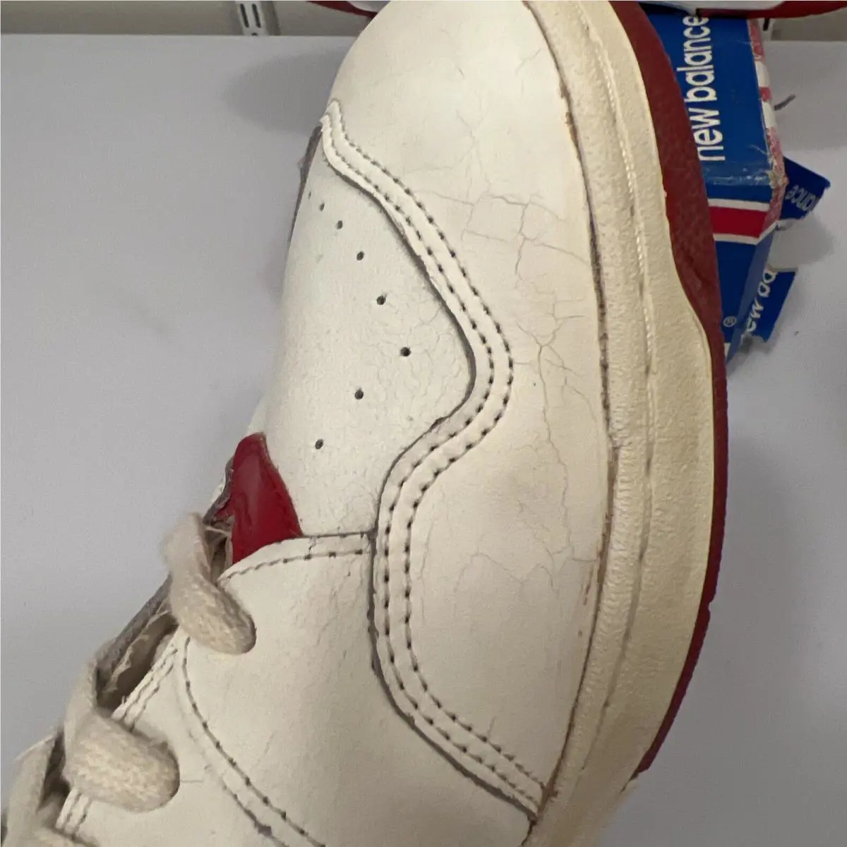 New Balance shoes - P790 - RETRO VTG BASKETBALL SHOES - WHITE, YELLOW AND PURPLE 5