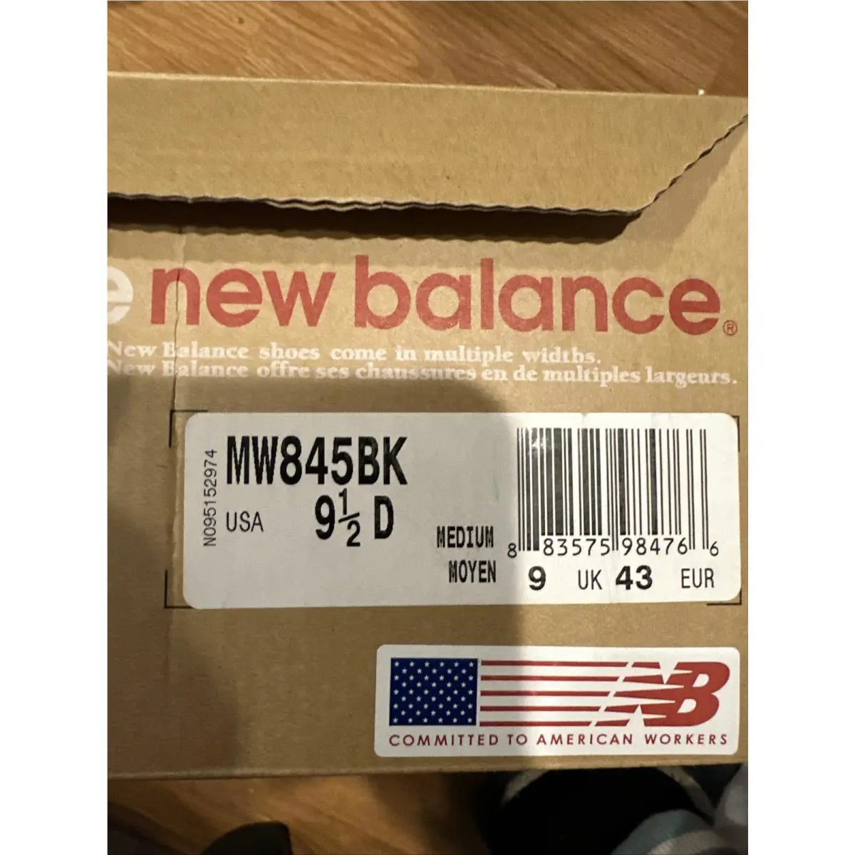New Balance shoes - New Balance 845 - MW845BK - Black 6