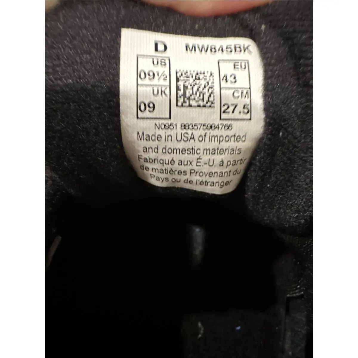 New Balance shoes - New Balance 845 - MW845BK - Black 7